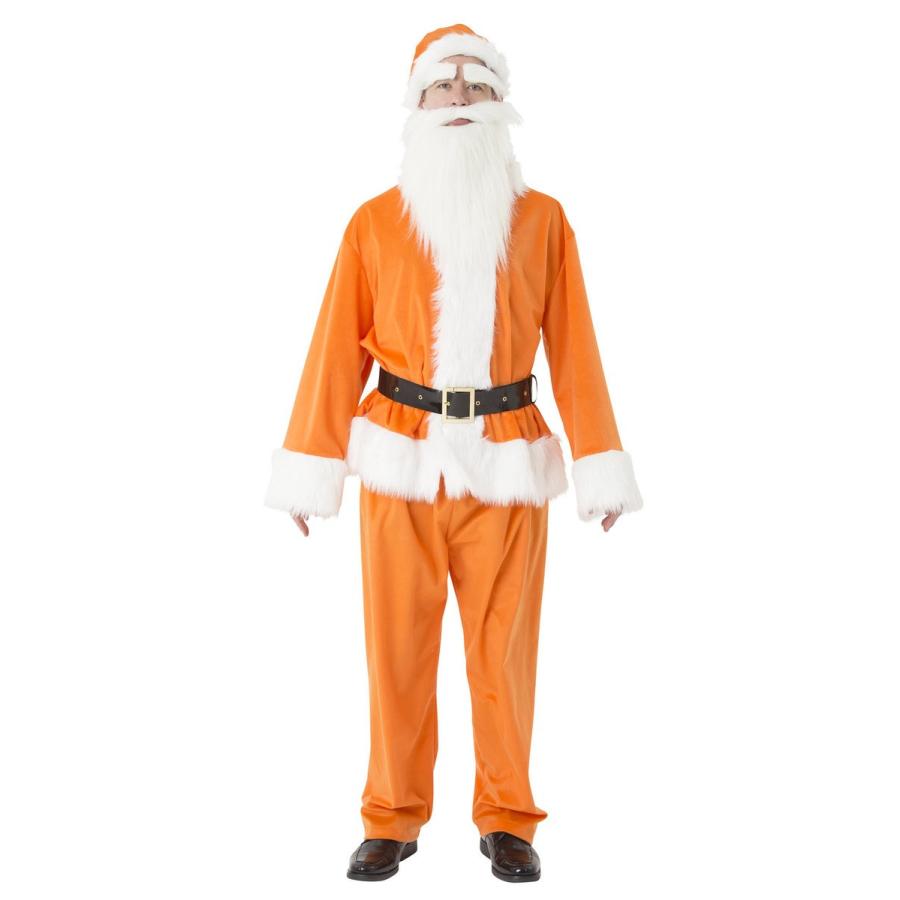GOGOサンタさん オレンジ メンズ 男性用 サンタクロース Xmas