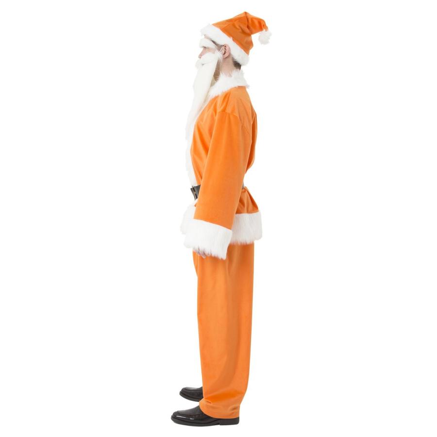 GOGOサンタさん オレンジ メンズ 男性用 サンタクロース Xmas クリスマス 衣装 コスチューム コスプレ｜wigland｜06