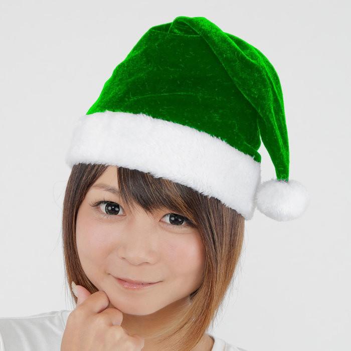 サンタ帽子 グリーン クリスマス サンタクロース 衣装 コスチューム Xmas コスプレ プチプラ｜wigland