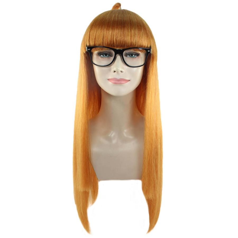 Wigs2you 仮装 ウィッグ H-4562 アニメ ゲーム ロング 茶髪 フルウィッグ コスプレ かつら 女装 男装 双子コーデ パーティーウィッグ スタンダード Mサイズ