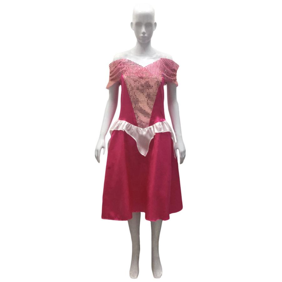 オーロラ姫風 JCP166 衣装一式 コスプレ 衣装 コスチューム ハロウィン パーティ 仮装 姫 プリンセス ピンクドレス JCP