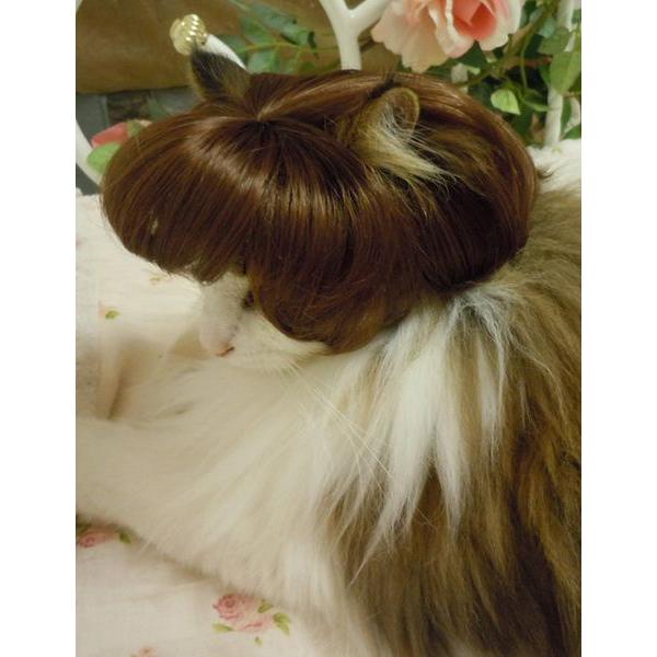 注目商品 オリジナル 動物用 犬 猫 ペットウィッグ かつら