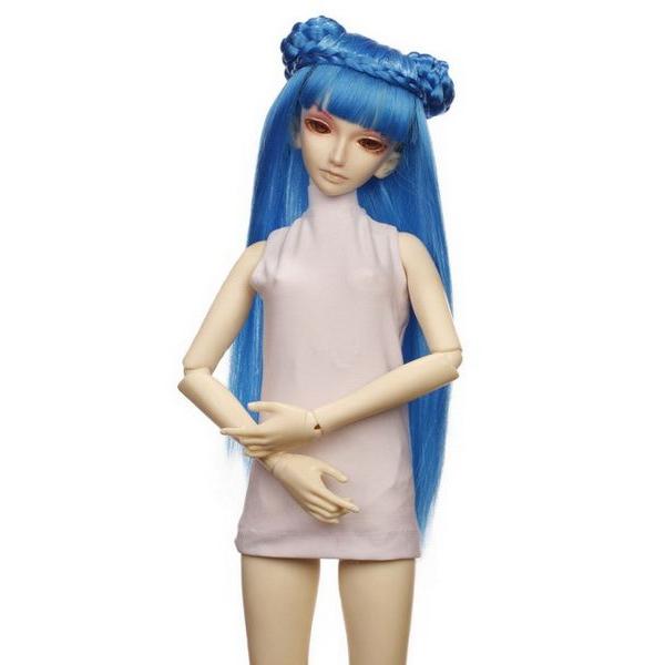 レビュープレゼント Super Dollfie スーパードルフィー　BJD 60cm人形・ドール用ウィッグ かつら おもちゃ　W-657｜wigs2you