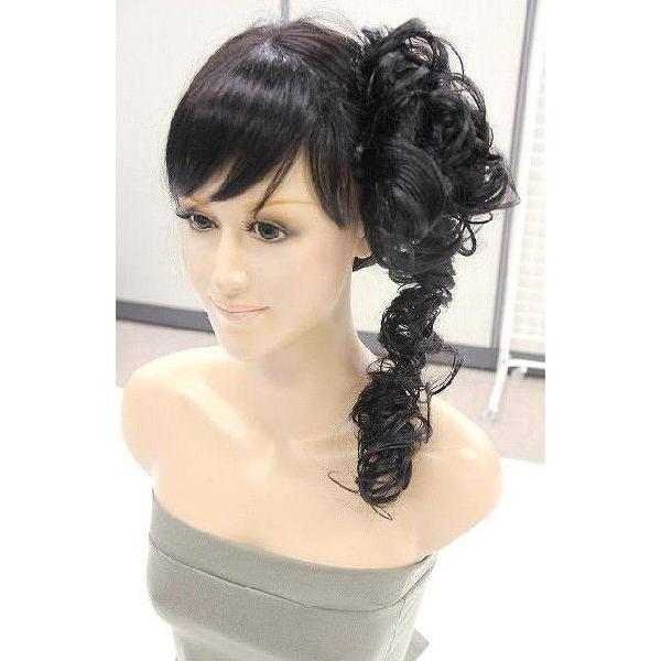 即納 送料無料 ロープエクステンション ヘアピース パーティー アレンジ 2次会 WA-1003 |  | 01