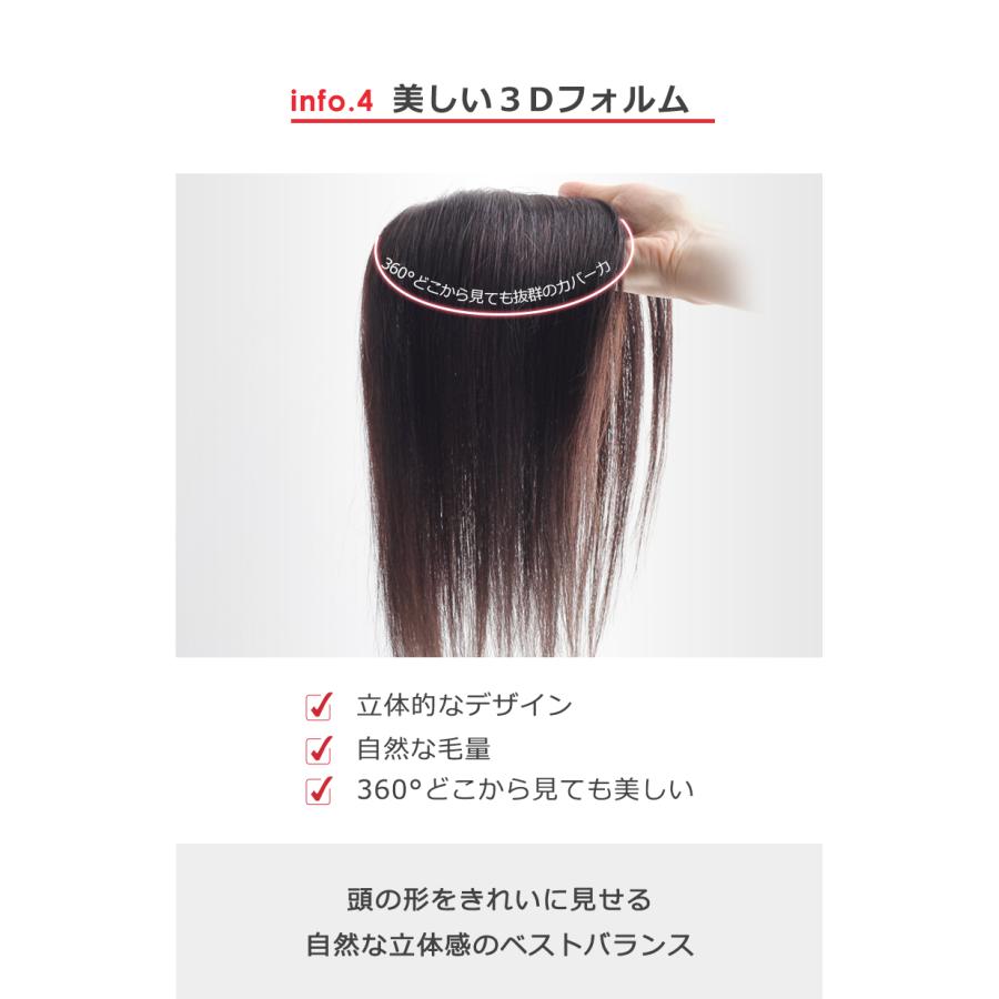 部分ウィッグ 全国カット 返品交換OK 大面積 10×12cm 自然 通気性 分け目自由 人毛 総手植え 白髪かくし 25cm 薄毛 トップカバー 頭頂部 私元気 BHADS1012-25の画像