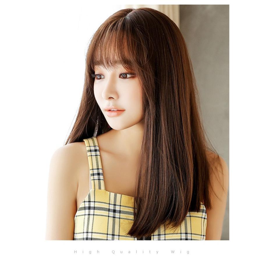 私元気 フルウィッグ ロング 女性 かつら ウィッグ ファッション