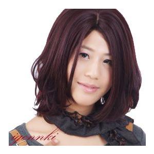 私元気 美人度ｕｐ 上品で華やかな印象に ファッション 人毛 ミディアム ウィッグ M16a99jh オーダーメイド ネット付き M16a99jh 私元気ウィッグ かつら専門店