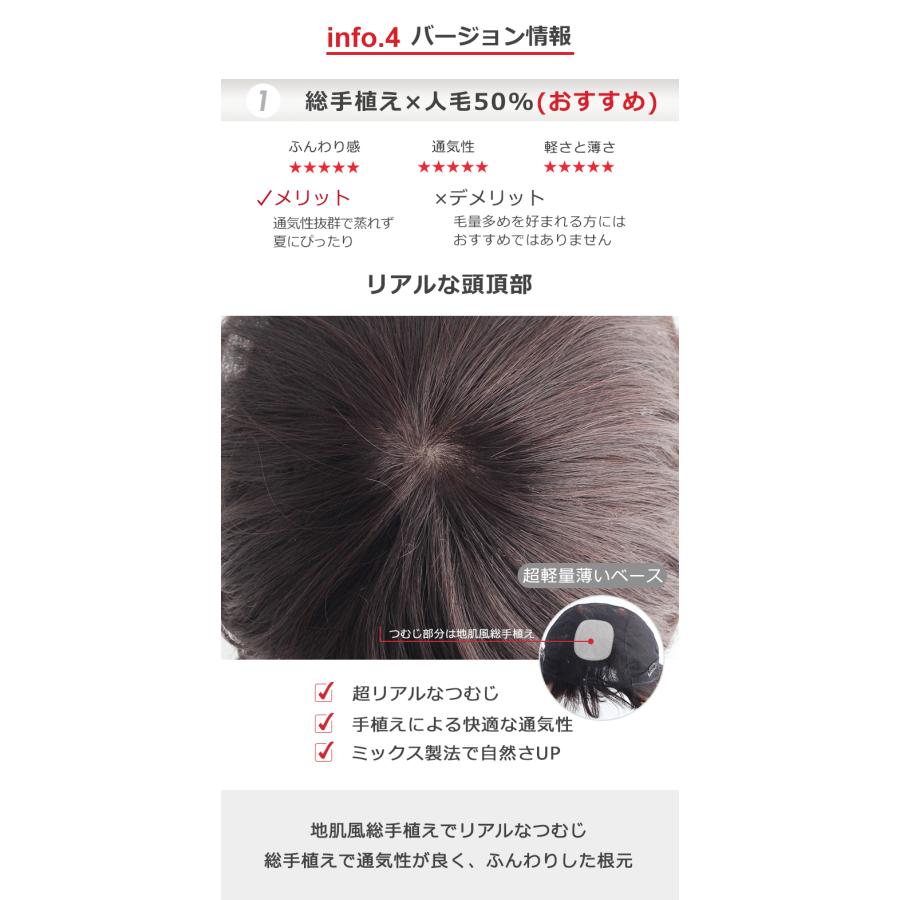 私元気 人毛ミックス フルウイッグ 全国カット 返品OK ショート 超軽量