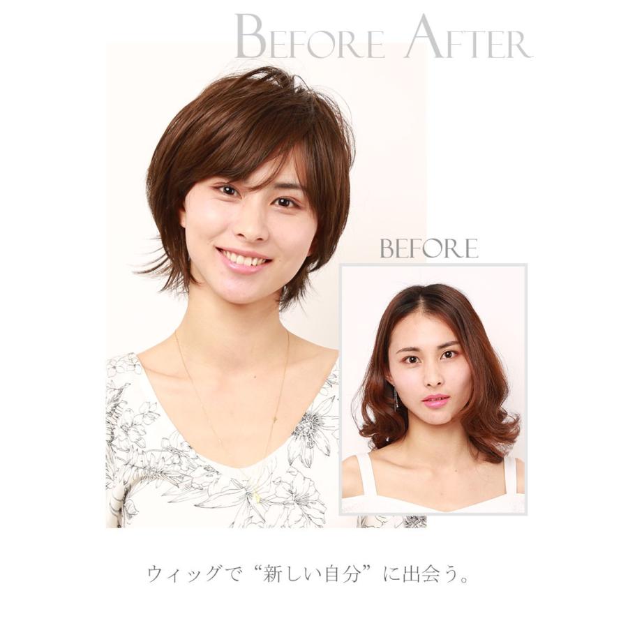 私元気 医療用ウィッグ 返品交換OK 人毛 ウィッグ ショート フル