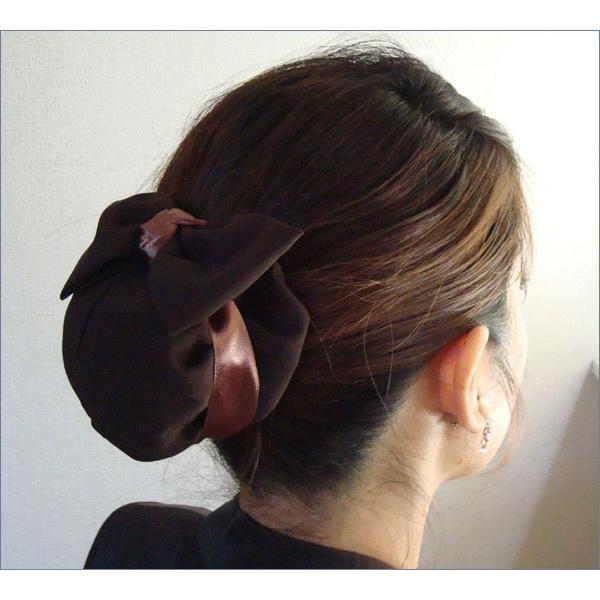 お団子 おだんご バレッタ まとめ髪 ヘアアレンジ ヘアアクセサリー お