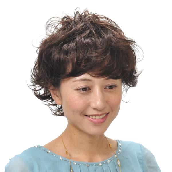 ウィッグ　ショート　フルウィッグ 送料無料 人気 女性かつら　ミセスウィッグ　かつら　医療用 jm10kの画像