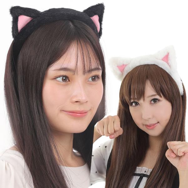カチューシャ 猫耳 セット ねこ 猫 コスプレ ねこみみ ハロウィン ネコ