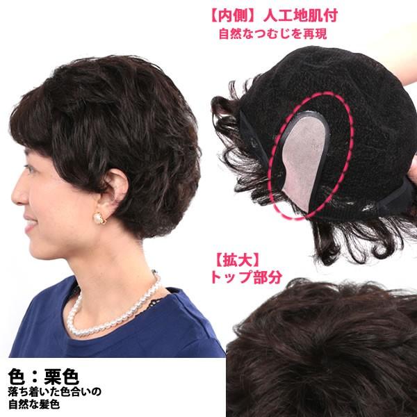 ウィッグ　医療用　ショート　かつら　人毛　フルウィッグ ミセス オールウィッグ　no2set ウィッグ 医療用 ショート かつら 人毛 フルウィッグ ミセス オール
