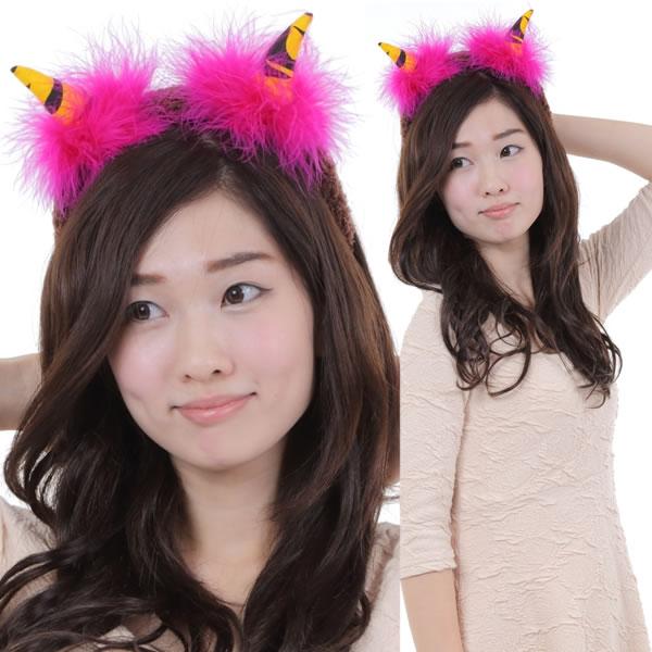 おに 鬼 オニ 節分 かぶりもの カチューシャ コスプレ 子供 みみ onicf