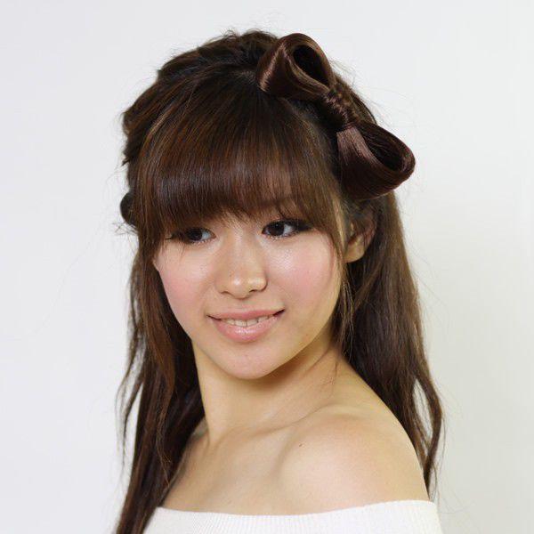 専用リボン付き　写真通りウィッグヘアアレンジ 専用リボン付き 写真通りウィッグヘアアレンジ 専用リボン付き 写真