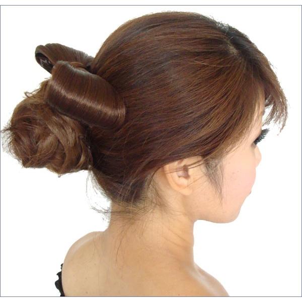 ウィッグ リボン 部分ウィッグ ヘアアレンジ 大きなリボン