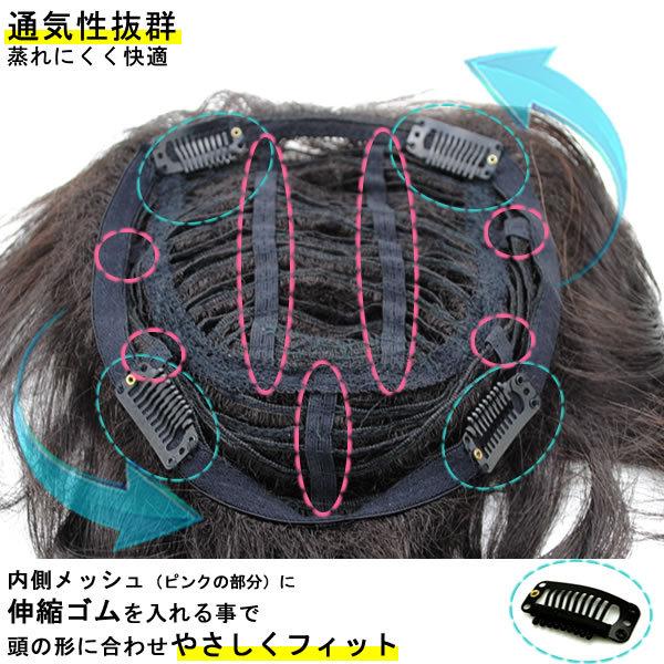 部分 ウィッグ ミセス 自然 薄毛 脱毛症 白髪隠し 増毛 分け目 つむじ