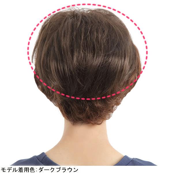 部分 ウィッグ ミセス 自然 薄毛 脱毛症 白髪隠し 増毛 分け目 つむじ ヘアピース 女性用 かつら 脱毛 リアル デイリートップ 薄毛隠し 小顔広範囲カバー sp299Lの画像