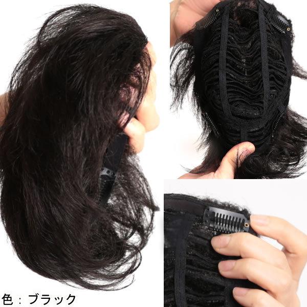 部分 ウィッグ ミセス 自然 薄毛 脱毛症 白髪隠し 増毛 分け目 つむじ ヘアピース 女性用 かつら 脱毛 リアル デイリートップ 薄毛隠し 小顔広範囲カバー sp299sの画像