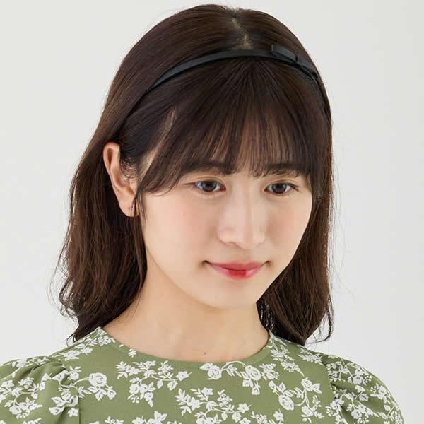 カチューシャ 痛くない いたくない 日本製 リボン 結婚式 サイド