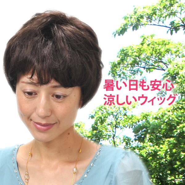 ウィッグ　ショート　フルウィッグ 送料無料 人気 女性かつら　ミセスウィッグ　かつら　医療用 tm5k-coolの画像