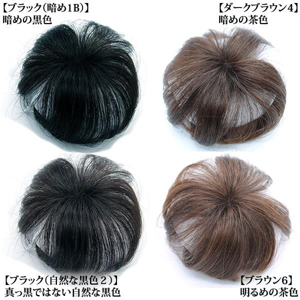 ウィッグ ヘアピース 人毛100％ ミセス 部分ウィッグ かつら