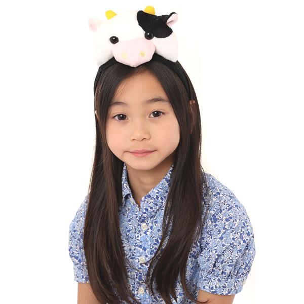 牛 着ぐるみ コスプレ ウシ うし 丑 カチューシャ 動物カチューシャ