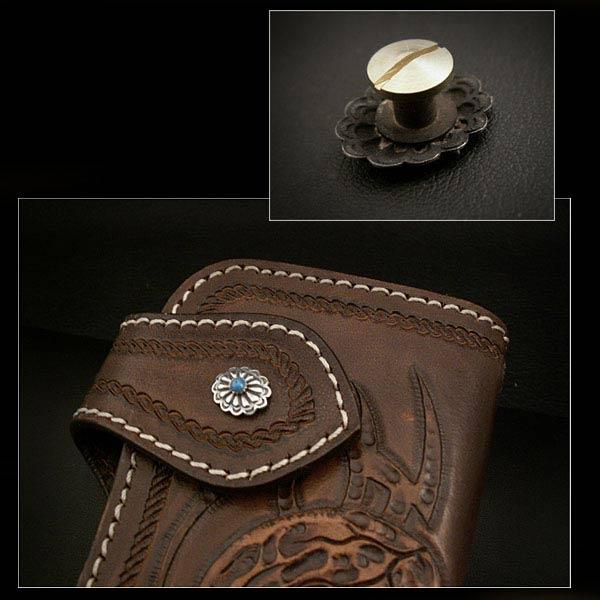 ミニ コンチョ シルバー925 ターコイズ インディアンスタイル（ID