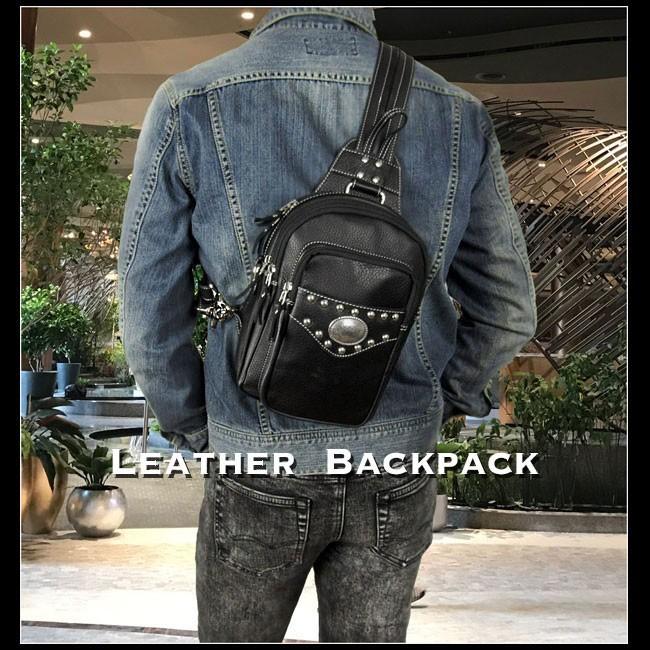 ２way リュック ワンショルダーバッグ ボディバッグ ディバッグ ミニリュック メンズ レザー 本革 ブラック 黒 Id 2569t52 2569t52 ワイルド ハーツ 通販 Yahoo ショッピング