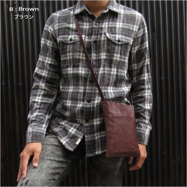 メンズ レディース サコッシュ ミニ ショルダーポーチ バッグ