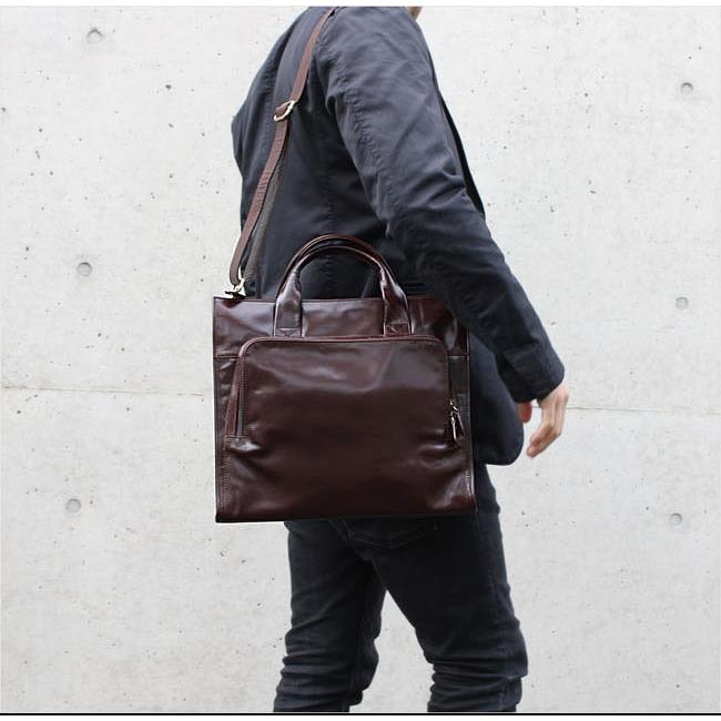 本革 ビジネスバッグ メンズ 手持ち ビジネス 2Way ショルダーバッグ