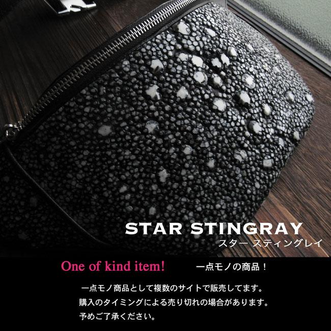 スティングレイ スター エイ革 ガルーシャ ウエストバッグ スティングレイ スター エイ革 ガルーシャ ウエストバッグ