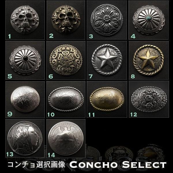 レザー クロコダイル ベルトループキーホルダー 本革 ワニ革 コンチョ