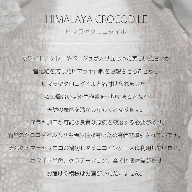 ヒマラヤクロコダイル コインケース 小銭入れ アクセサリー 薬 ポーチ