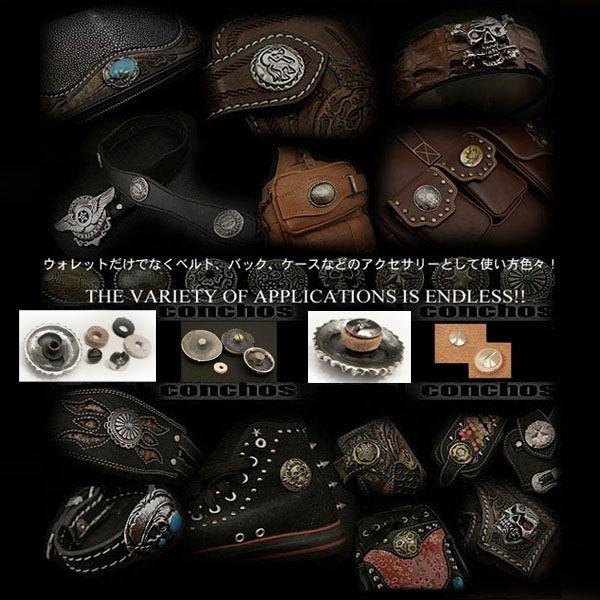 コインコンチョ ハーフダラーコイン 50セント イーグル 鷲の紋章 ねじ