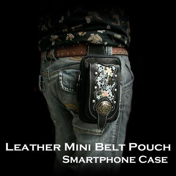 ひ*ん様 ビンテージ⭐︎ベルトポーチ⭐︎ブラック黒・小物携帯等カードケース 25000200-202206-04.jpg