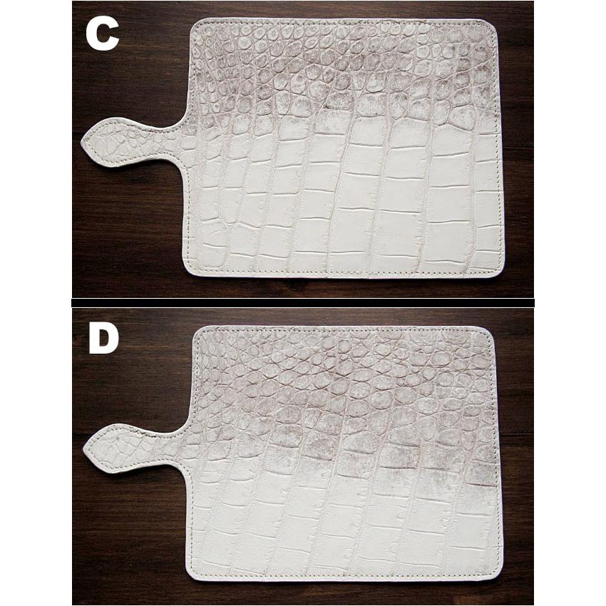 一点モノ商品 ヒマラヤクロコダイル レザー ホワイト iPhoneケース