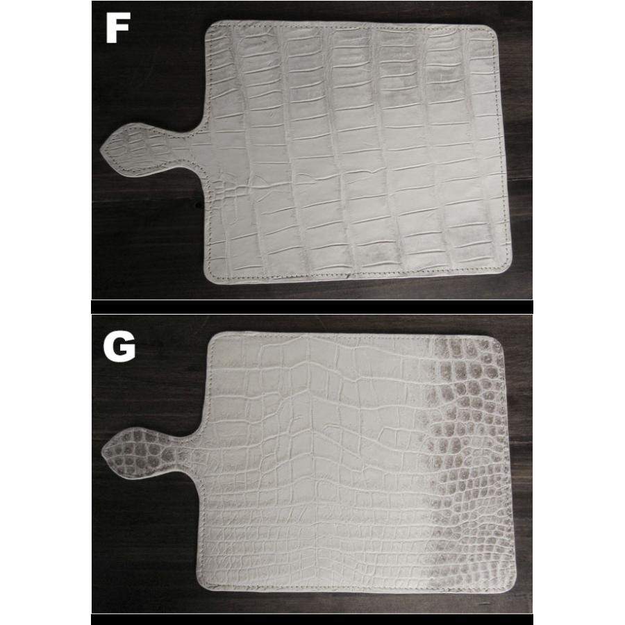 一点モノ商品 ヒマラヤクロコダイル レザー ホワイト iPhoneケース