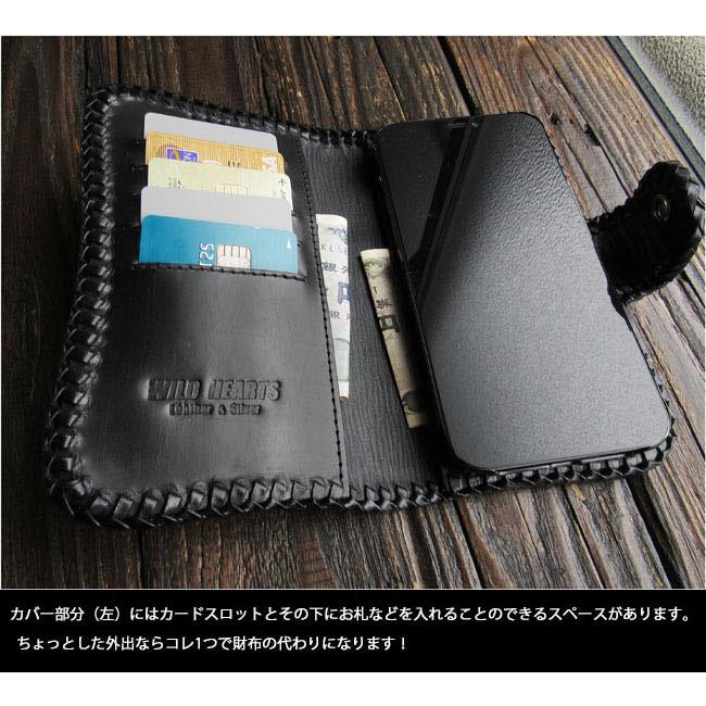 クロコダイル カイマン 手帳型 iPhoneケース 本革 ワニ革 カービング