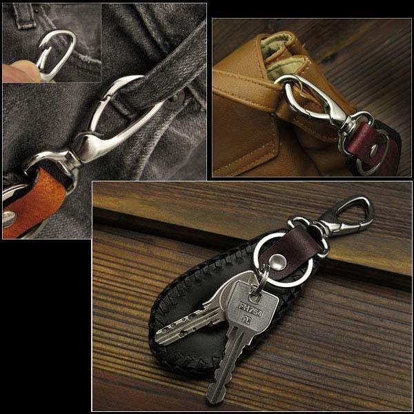 レザー キーホルダー 本革 馬革 キーリング レザークラフト ダークオレンジ Id Kh3422r7 Kh3422r7 ワイルド ハーツ 通販 Yahoo ショッピング