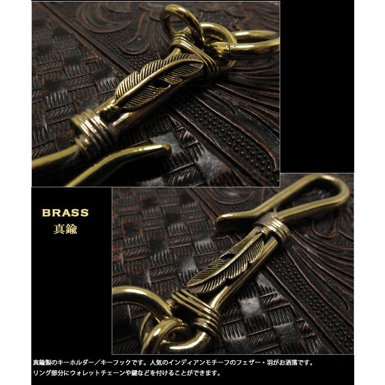 キーホルダー キーフック アクセサリー フェザー／羽 インディアン