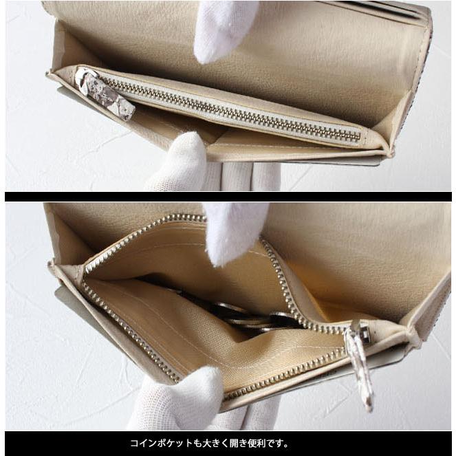 SIAMNESS シャムネス パイソン 蛇革 モラレスパイソン 二つ折り長財布