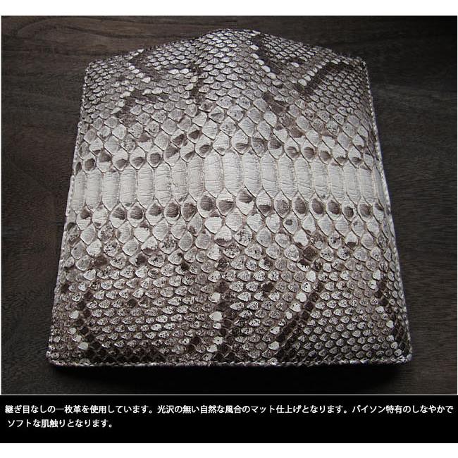 ■新品　送料込み■本パイソン革　グレージング加工　日本製　無双　ロングウォレット SIAMNESS シャムネス パイソン 蛇革 モラレスパイソン 二つ折り長財布