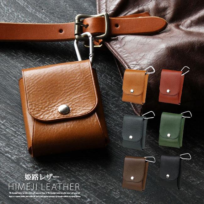 レザーポーチ ミニポーチ 本革 小物入れ アクセサリー AirPods