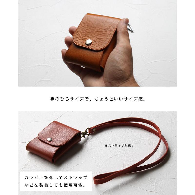 レザーポーチ ミニポーチ 本革 小物入れ アクセサリー AirPods