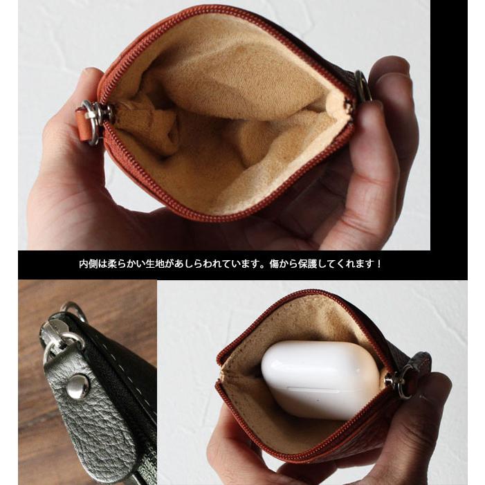 Sサイズ 本革 レザー コインケース ミニポーチ 小銭入れ 小物入れ