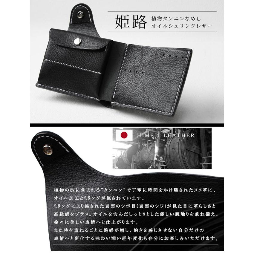 二つ折り財布 ワニ革 クロコダイル 本革 ショートウォレット ブラック