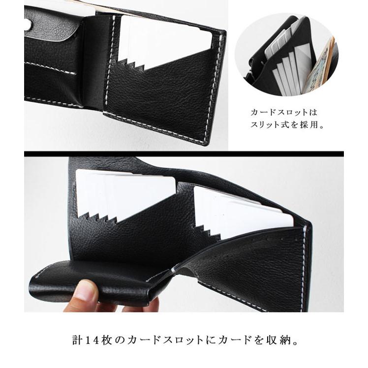 二つ折り財布 ワニ革 クロコダイル 本革 ショートウォレット ブラック