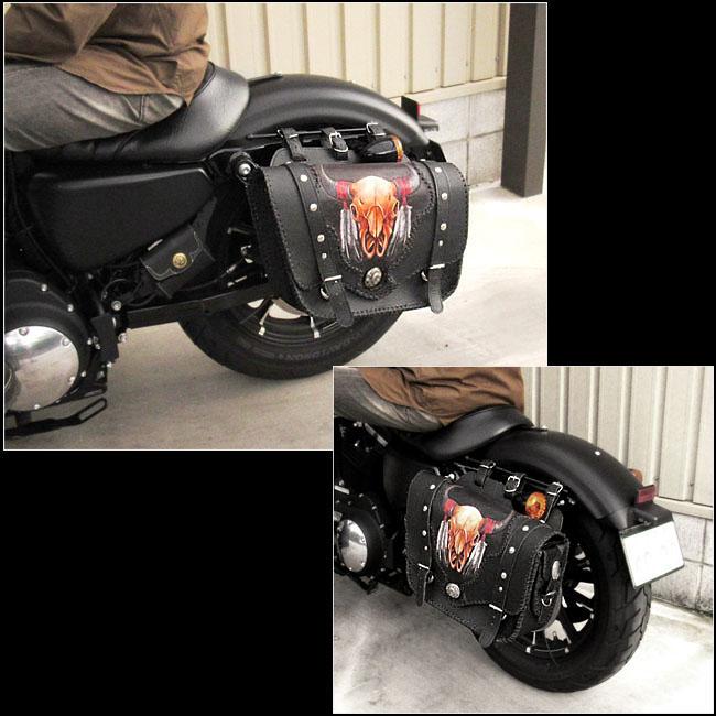 レザーサドルバッグ バッファロースカル カービング バイク ハーレー ツーリング カスタム Id Sb3485 Sb3485 ワイルド ハーツ 通販 Yahoo ショッピング