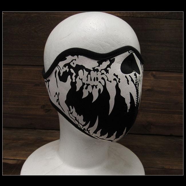 バイカー フェイスマスク スカル ドクロ フェイスウォーマー マスク